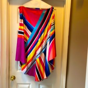 Dress multicolor with belt